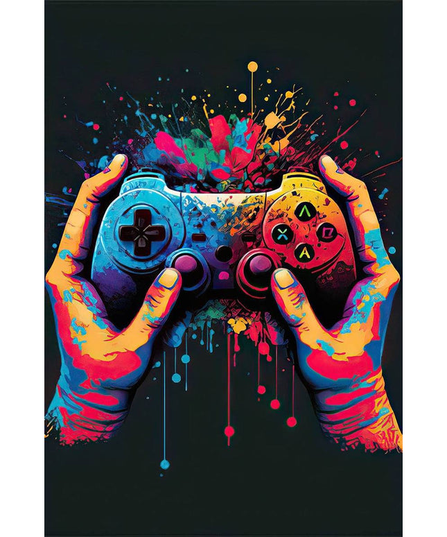 Copy of Embrace the Adventure - Game of Life Xbox Joystick Canvas Poster Wall Poster