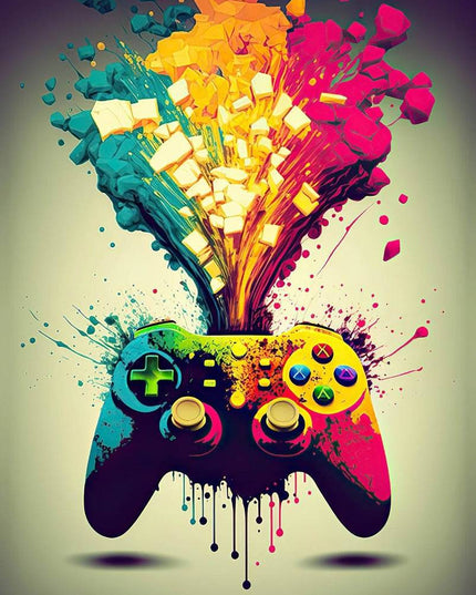 Copy of Embrace the Adventure - Game of Life Xbox Joystick Canvas Poster Wall Poster