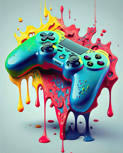 Copy of Embrace the Adventure - Game of Life Xbox Joystick Canvas Poster Wall Poster