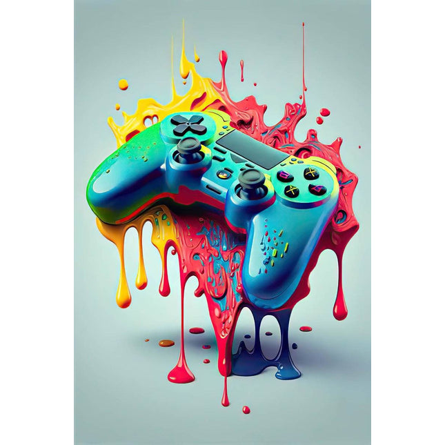 Copy of Embrace the Adventure - Game of Life Xbox Joystick Canvas Poster Wall Poster