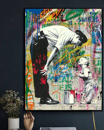 Grown Up - Banksy Wall Poster