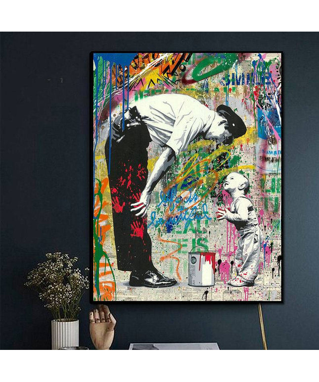 Grown Up - Banksy Wall Poster