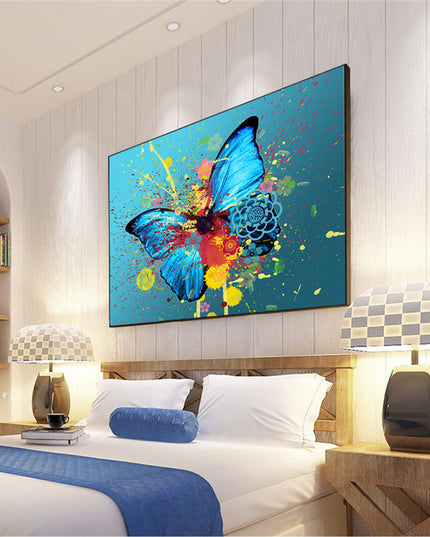 Whimsical Wings: Abstract Watercolor Butterfly - Gallerie Canvas