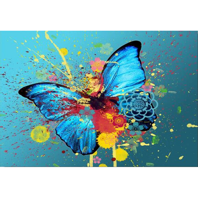 Whimsical Wings: Abstract Watercolor Butterfly - Gallerie Canvas