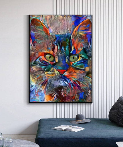 Here Kitty Cat Wall Poster
