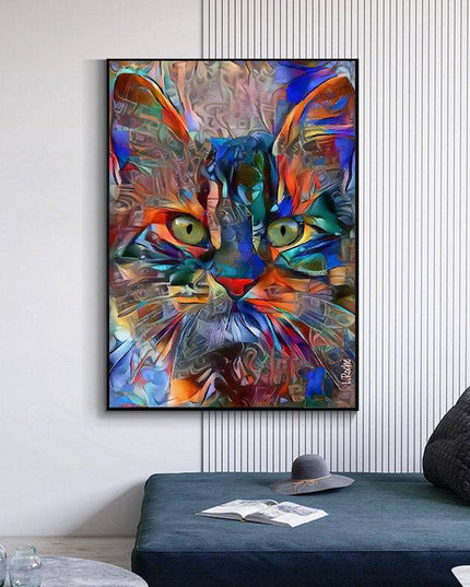 Here Kitty Cat Wall Poster