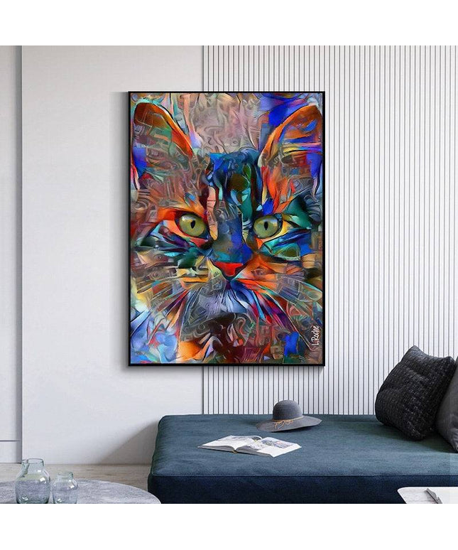 Here Kitty Cat Wall Poster