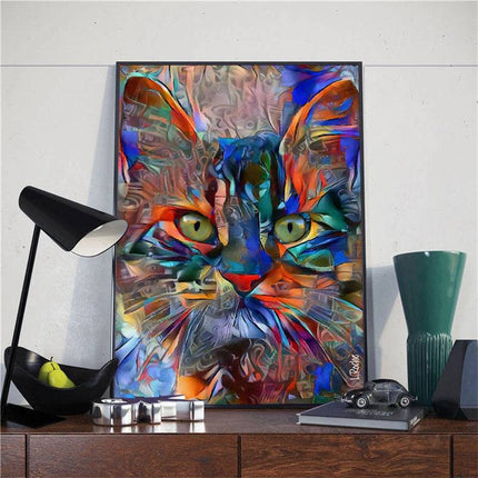 Here Kitty Cat Wall Poster