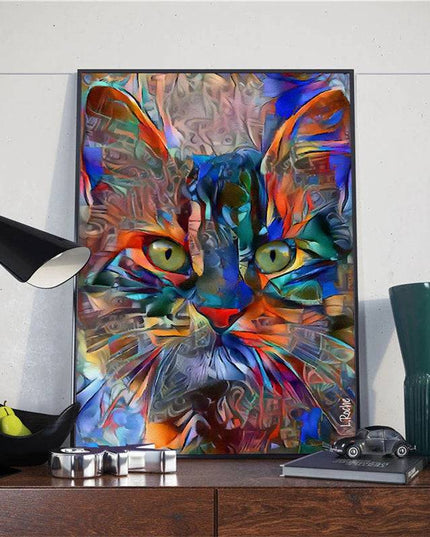 Here Kitty Cat Wall Poster