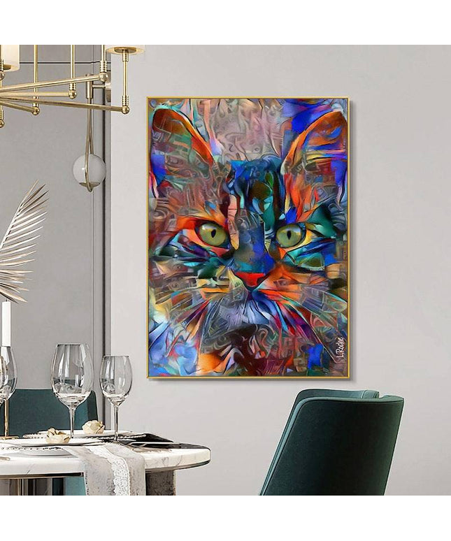 Here Kitty Cat Wall Poster