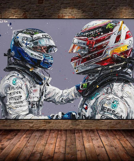Honoring the Competition: Celebrating Racers Print Wall Poster