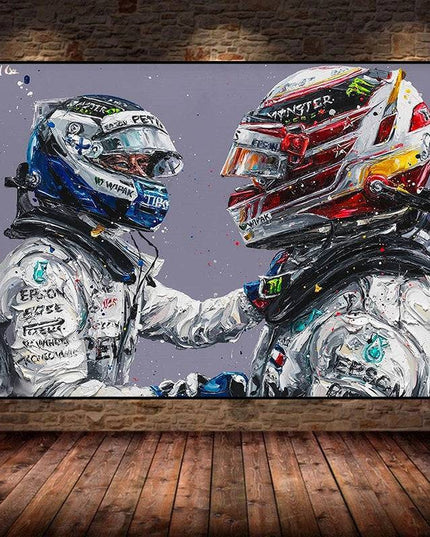 Honoring the Competition: Celebrating Racers Print Wall Poster