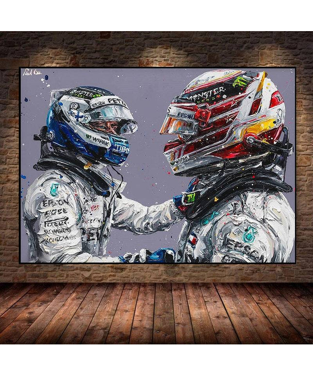 Honoring the Competition: Celebrating Racers Print Wall Poster