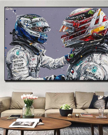 Honoring the Competition: Celebrating Racers Print Wall Poster