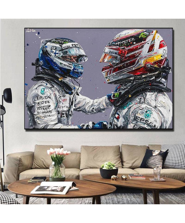 Honoring the Competition: Celebrating Racers Print Wall Poster