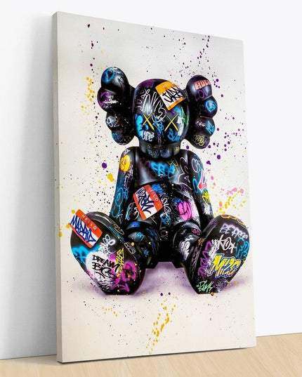 Impact on Culture - Kaws XX Graffiti Canvas Print Wall Poster