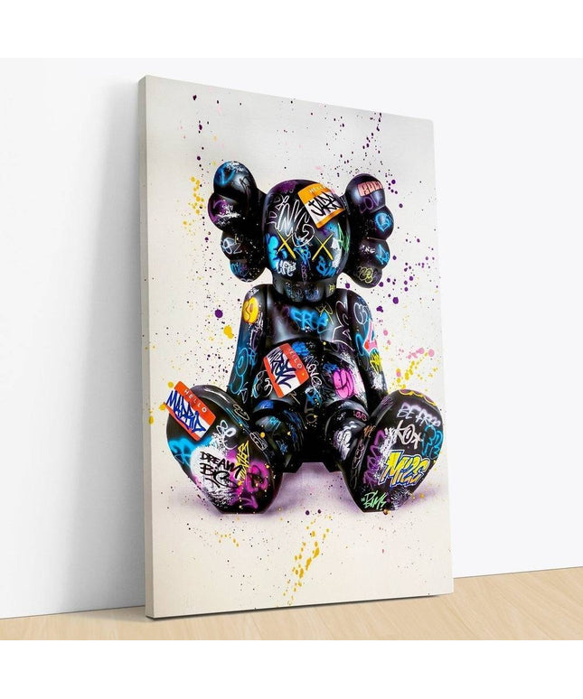 Impact on Culture - Kaws XX Graffiti Canvas Print Wall Poster
