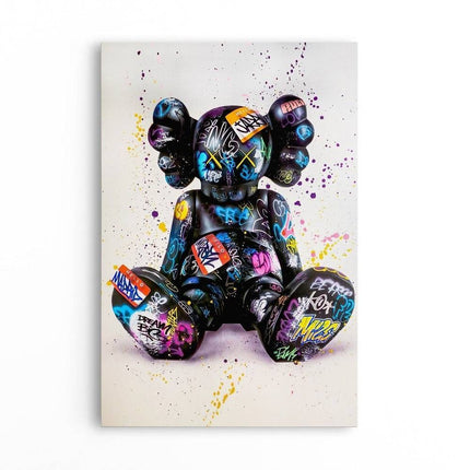 Impact on Culture - Kaws XX Graffiti Canvas Print Wall Poster