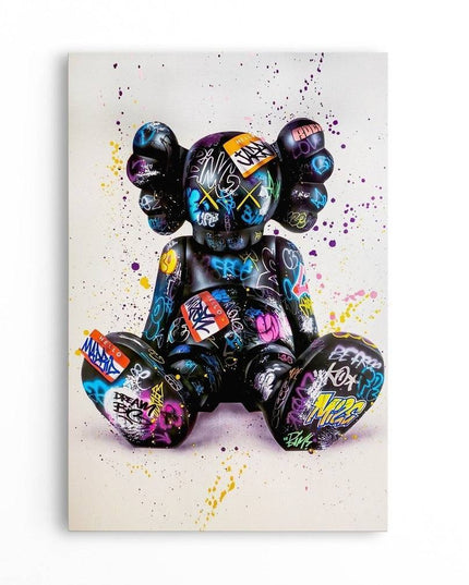 Impact on Culture - Kaws XX Graffiti Canvas Print Wall Poster