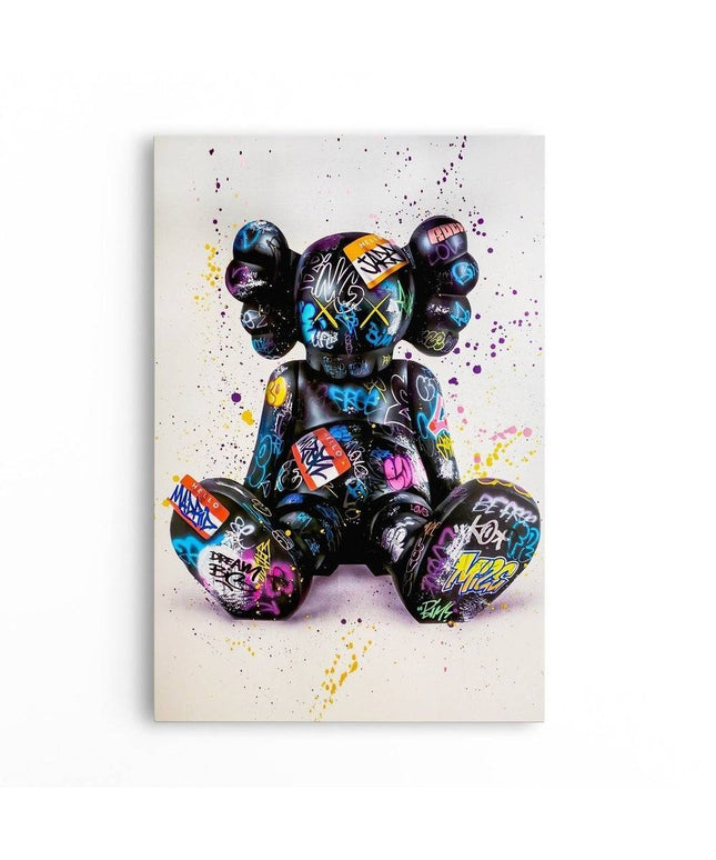 Impact on Culture - Kaws XX Graffiti Canvas Print Wall Poster