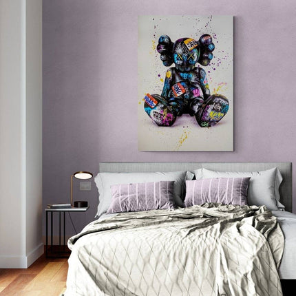 Impact on Culture - Kaws XX Graffiti Canvas Print Wall Poster