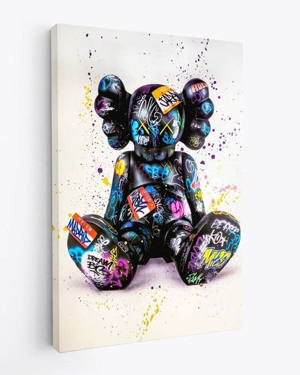 Impact on Culture - Kaws XX Graffiti Canvas Print Wall Poster