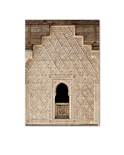 Islamic Elegance Architecture Canvas Wall Art: Elegant Home Decor