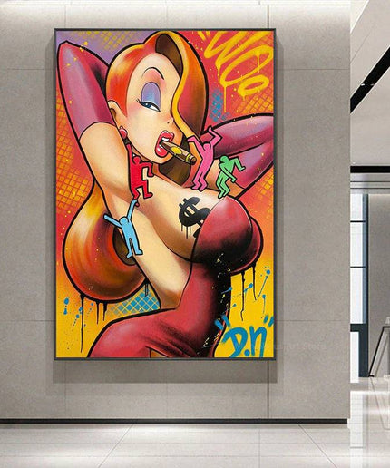 Jessica Rabbit: Who Framed Roger Rabbit (1988) Classic Print Wall Poster