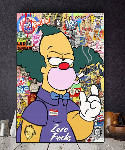 Zero f$#@% Wall Poster