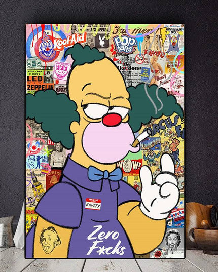 Zero f$#@% Wall Poster