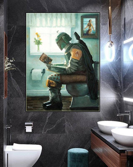 Mandalorian Chilling Wall Poster