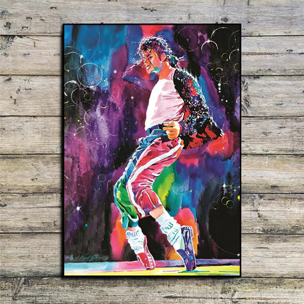 Moonwalker Rhythm: Michael Jackson Dancing Wall Poster