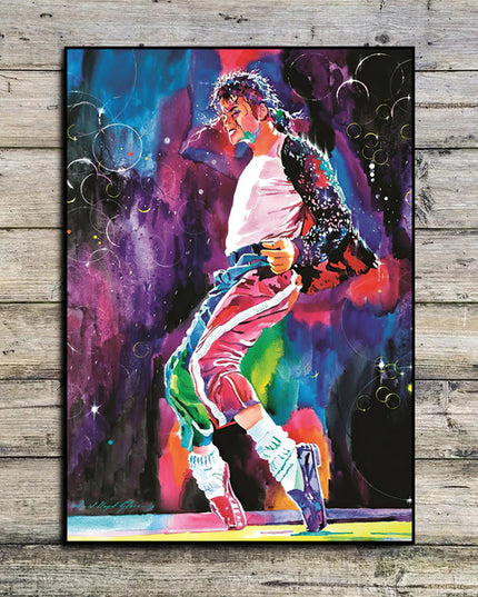 Moonwalker Rhythm: Michael Jackson Dancing Wall Poster