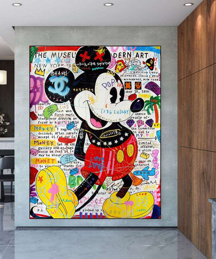 Copy of PopArt Mona Lisa Graffiti Poster - Bold Artistic Wall Decor Wall Poster