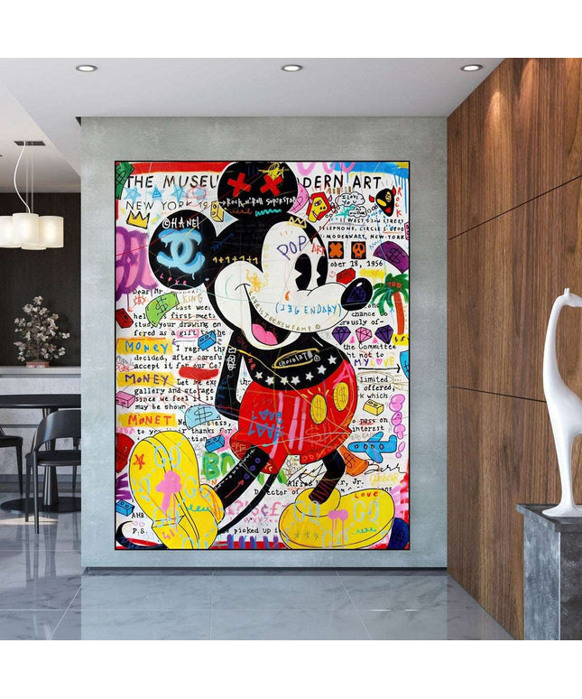 Copy of PopArt Mona Lisa Graffiti Poster - Bold Artistic Wall Decor Wall Poster