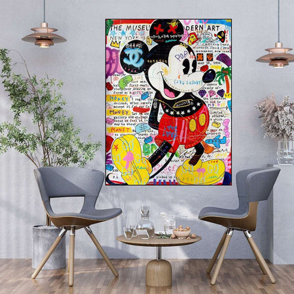 Copy of PopArt Mona Lisa Graffiti Poster - Bold Artistic Wall Decor Wall Poster