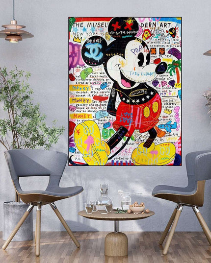 Copy of PopArt Mona Lisa Graffiti Poster - Bold Artistic Wall Decor Wall Poster