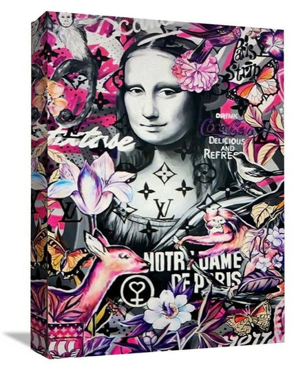 PopArt Mona Lisa Graffiti Poster - Bold Artistic Wall Decor