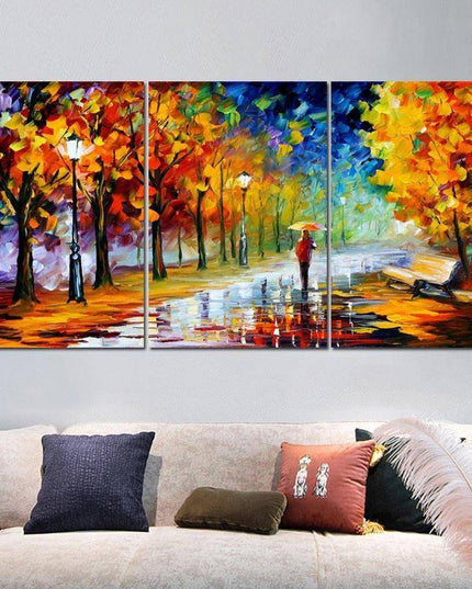 Raining Dreams Abstract Canvas Print - Captivating Art