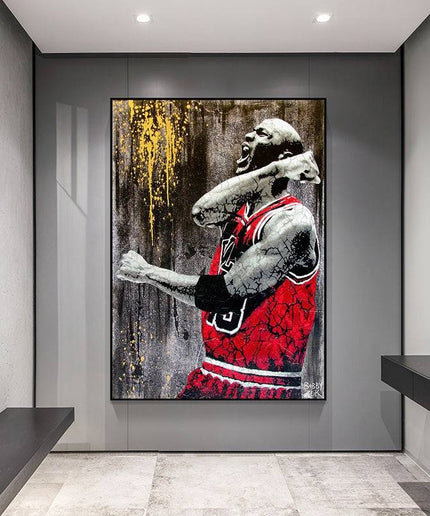 Relive the Glory Day - Michael Jordan Chicago Bulls Canvas Print Wall Poster