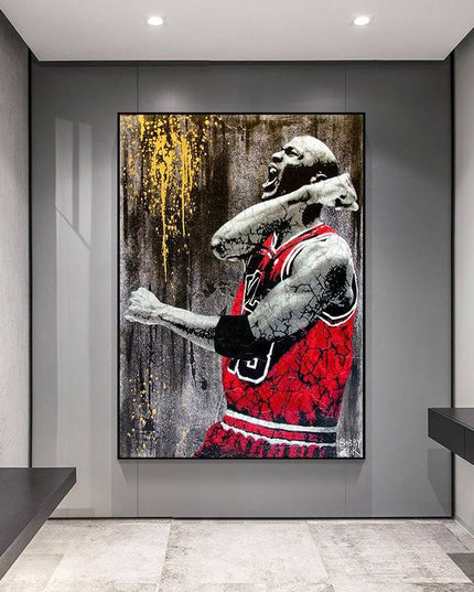 Relive the Glory Day - Michael Jordan Chicago Bulls Canvas Print Wall Poster