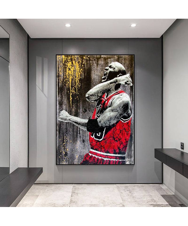 Relive the Glory Day - Michael Jordan Chicago Bulls Canvas Print Wall Poster
