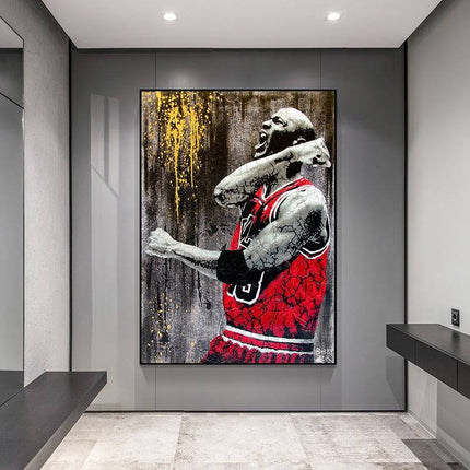 Relive the Glory Day - Michael Jordan Chicago Bulls Canvas Print Wall Poster