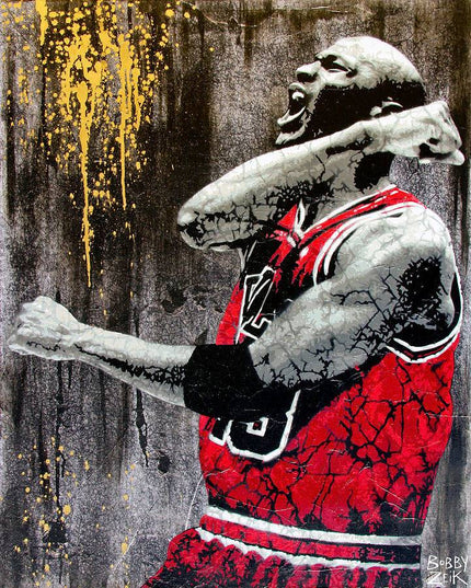 Relive the Glory Day - Michael Jordan Chicago Bulls Canvas Print Wall Poster