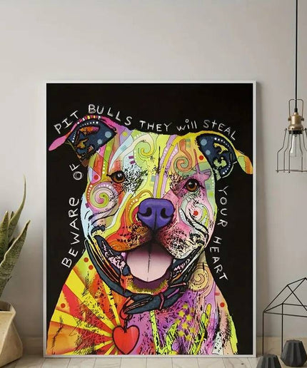 Smiling Dog Wall Poster