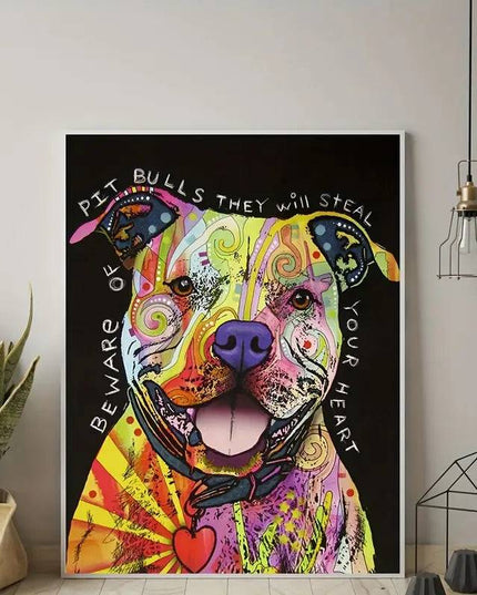 Smiling Dog Wall Poster
