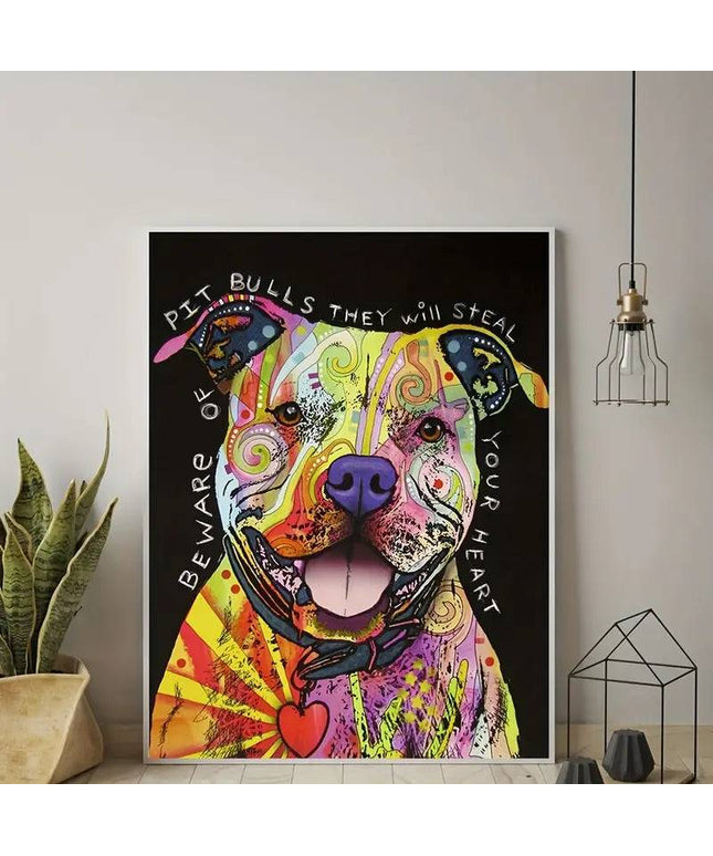Smiling Dog Wall Poster