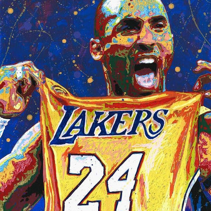 Copy of Classic Move - Kobe Bryant Watercolor Canvas Print Poster Wall Poster