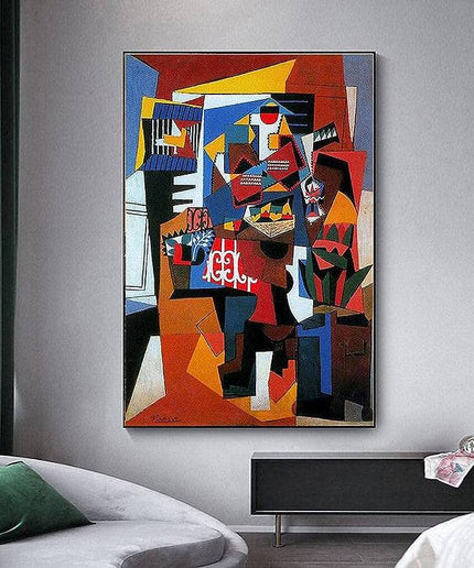 The Bird Cage: Pablo Picasso Inspired Canvas Print Wall Poster