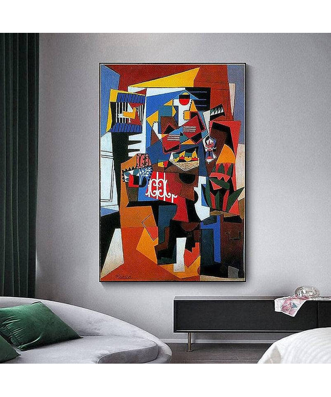 The Bird Cage: Pablo Picasso Inspired Canvas Print Wall Poster